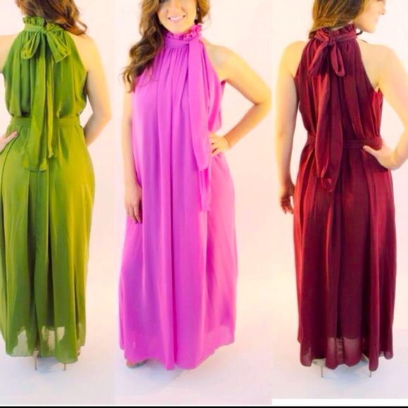 Vintage neckline maxi dress - Picture 4 of 4